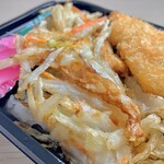 お弁当のひのまる - のりフライ(\430)　かき揚げ