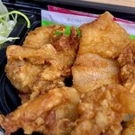 お弁当のひのまる - ミックスフライ(\600)　から揚げ