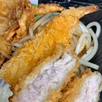 お弁当のひのまる - ミックスフライ(\600)　エビフライ