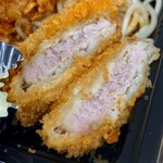 お弁当のひのまる - ミックスフライ(\600)　とんかつ