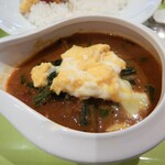 インド式カレー 夢民 - 4辛にしたので、+30円