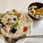 龍王 - ナスバター炒飯