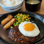 ガスト - デミたまハンバーグランチ