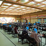 加賀屋 姉妹館 あえの風 - 大広間で夕食