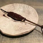 レヴォ - 鴨ミンチ葡萄の枝鴨の血と内臓ソース