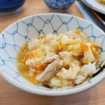 日本料理レストラン 文福 - 伊勢海老具足煮をほぐしました。