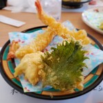日本料理レストラン 文福 - ランチの天ぷら
