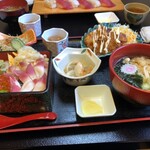力寿司 泉店 清柳館 - ほっきちらし定食