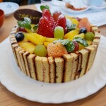 日本料理レストラン 文福 - お店手作りのケーキ