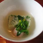 千松しま - よもぎ豆腐