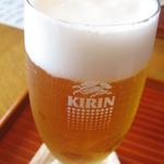 千松しま - 最初は生ビールで