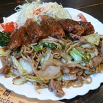 カフェドムッシュ - 2012.9.1 カツソバサラダ