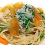 ヴェンティクワットロ - ■しらすと水菜のパスタ   ～からすみ入り～