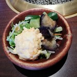 焼肉居酒家 韓の台所 - たまごサラダ