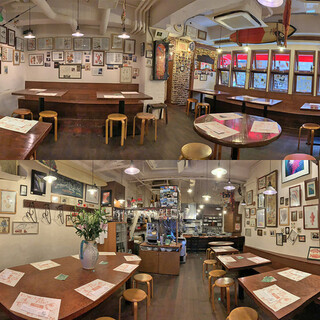 美味しい料理と共に楽しいひとときを味わえるアットホームな空間