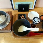 Cafe Restaurant ICHIMO - 炊きたて御飯のたまごかけ御飯セット