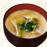 Green onion soup