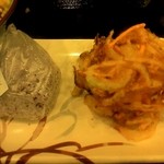 丸亀製麺 - 野菜かき揚げとゆかり