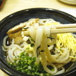 うどん棒 - 2012年9月 分かり辛いですが、細めの麺です。