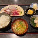 鮭ちゃづけ - お刺身定食