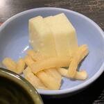 鮭ちゃづけ - 大根と長いもの漬物