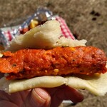 カリーハウス - シークカバブのナンロール。