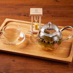 Ginger and lavender flower tea