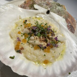 レフェルヴェソンス - ■ふぐ白子　ササニシキ　自家干し貝柱　カラスミ