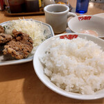 テンホウ - シカ肉竜田揚げ定食～☆