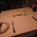 フランス料理グルメ - テーブルセッティング　