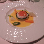 フランス料理グルメ - 前菜　３　帆立貝と舌平目