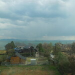 ガーデンレストラン 波の花 - 奥に見えるのは琵琶湖