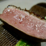 ロランジュ - 滝川鴨肉のスモーク　クミンと蜂蜜のキャラメリゼ