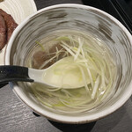 牛たん 若 - テールスープ