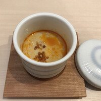 だし屋 おわん - えび味噌の茶碗蒸し