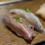 Tsukiji Sushichou - アジ、イワシ