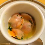 Chez Soi - ■蛤のサフランスープ