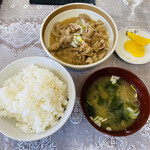 Chuukaryouri Rairai Ken - 「もつ煮定食」750円税込み