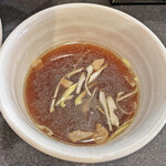 石山商店 - スープ割で割ったスープ