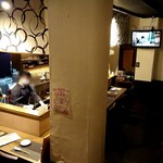 Izakaya Katsugiya - カウンター席全景