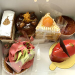 オーボンヴュータン - タルトダムールが少し倒れてしまいました…