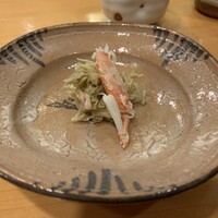 鮨 いとう - 塩茹でした相馬のズワイガニ