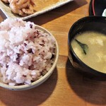 Kushi Tei To Kara - 最後にご飯と味噌汁