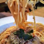 カルパッチョ - 細めのスパゲッティ