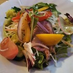 カルパッチョ - 四季のサラダとローストビーフ