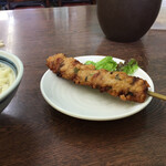 長田うどん - タコがはいってます