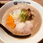 マキザラーメン - しいたけラーメンの全面