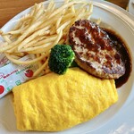 ココス - 料理写真:おこさまオム&ハンバーグ