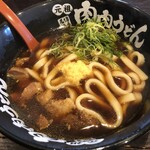 元祖 肉肉うどん - 肉うどん。生姜普通