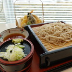 レストラン タイム - 天ざる蕎麦（¥1170税込み）